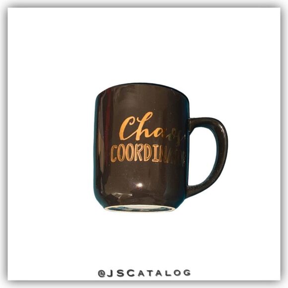 JSCatalog Other - Chaos Coordinator Oversized Mug 17.5 oz In Brown & Gold
